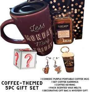 5PC Coffee-Themed Gift Set